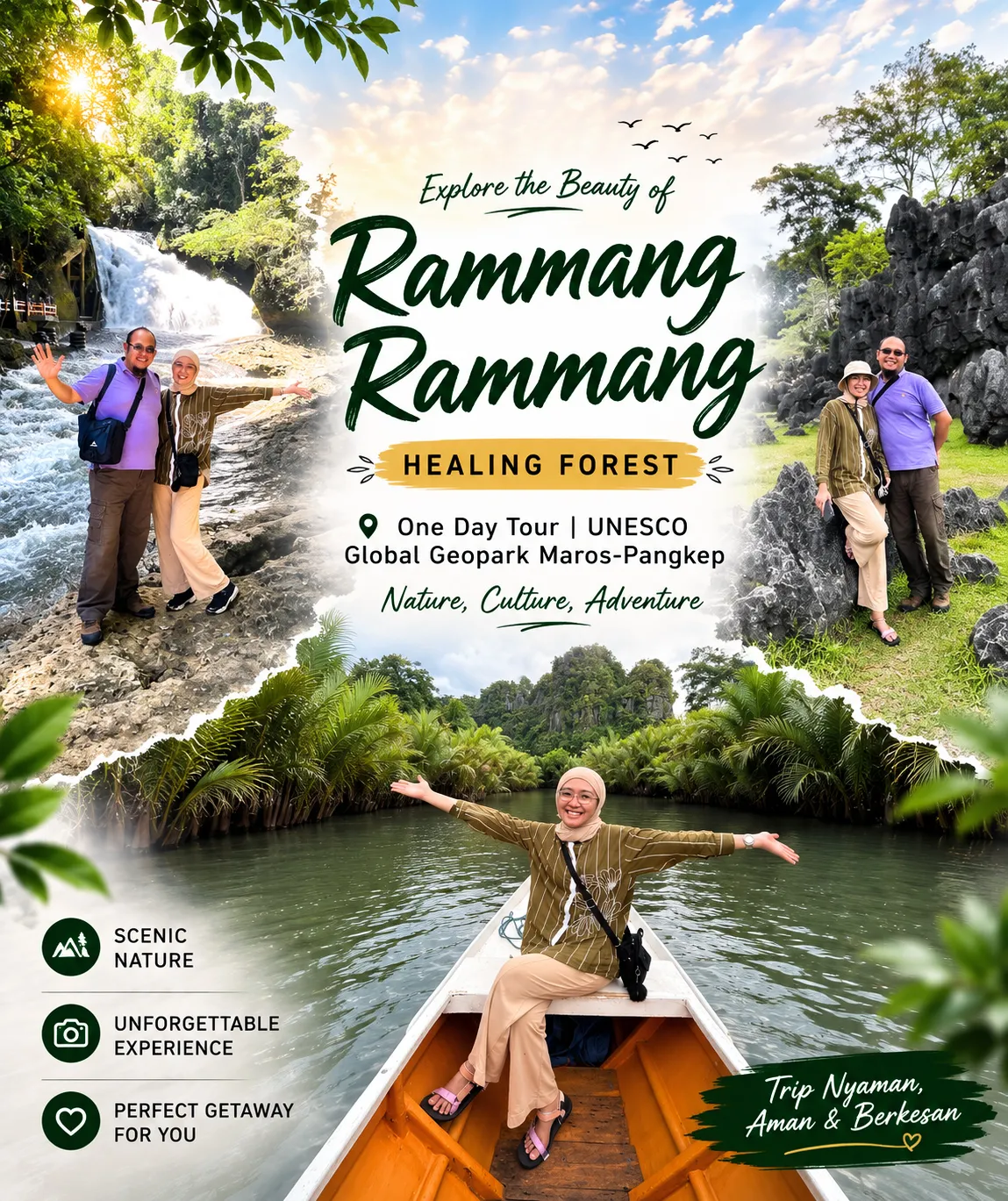Paket Wisata Sehari Rammang-Rammang  | Healing Forest